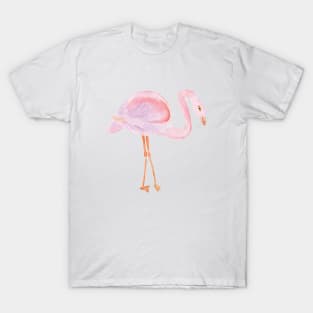 Watercolor Pink Flamingos T-Shirt